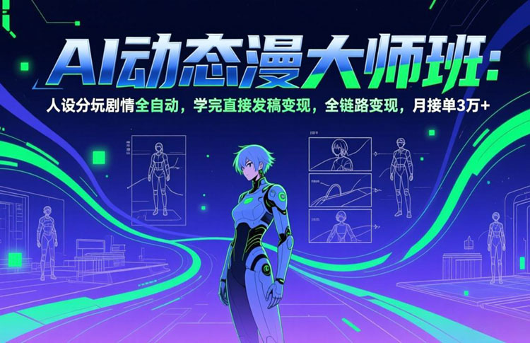 【AI漫剧】艾鲁猫AI动态漫剧大师班2025